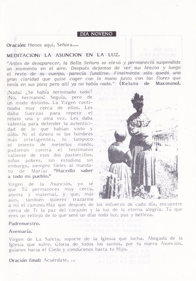 09 - Novena Virgen Saleta